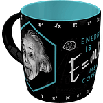 Ретро керамична чаща Айнщайн-Енергия=Аз+Кафе