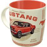 Ретро керамична чаша - Ford Mustang