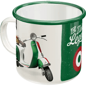 Емайлирано канче - Vespa италианска легенда