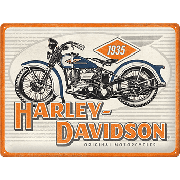 Метална табела - Harley-Davidson мотор