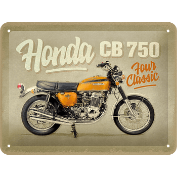 МЕТАЛНА ТАБЕЛА 15Х20 - HONDA MC CB750 МОТОЦИКЛЕТ