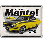 Метална табела XL Opel Manta GT