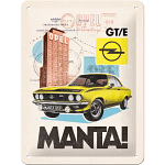 Метална табела М - Opel Manta GT/E колаж