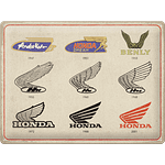 Метална табела XL HONDA MC лого еволюция