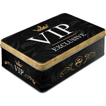 Метална плоска кутия VIP