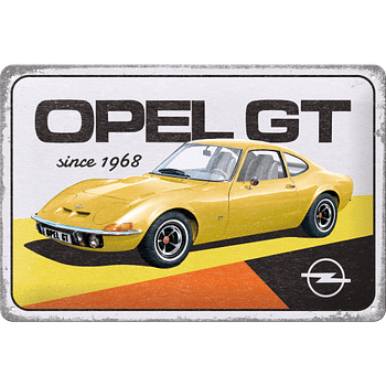 Метална табела 20х30 - OPEL GT 1968