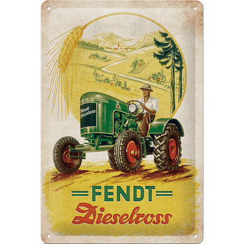 Метална табела Fendt