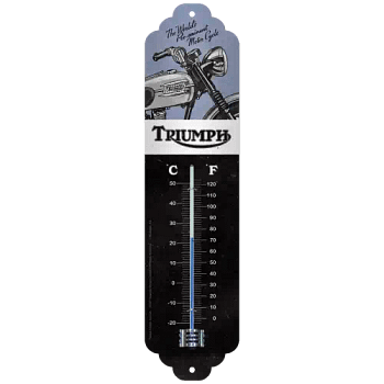 Метален ретро термометър - Thriumph мотоциклет