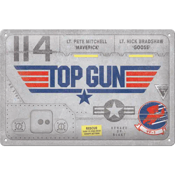 Metalna tabela L - Top Gun