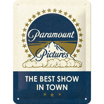 Metalna tabela M - Paramount -Klasic logo - naj-dobroto shou v grada